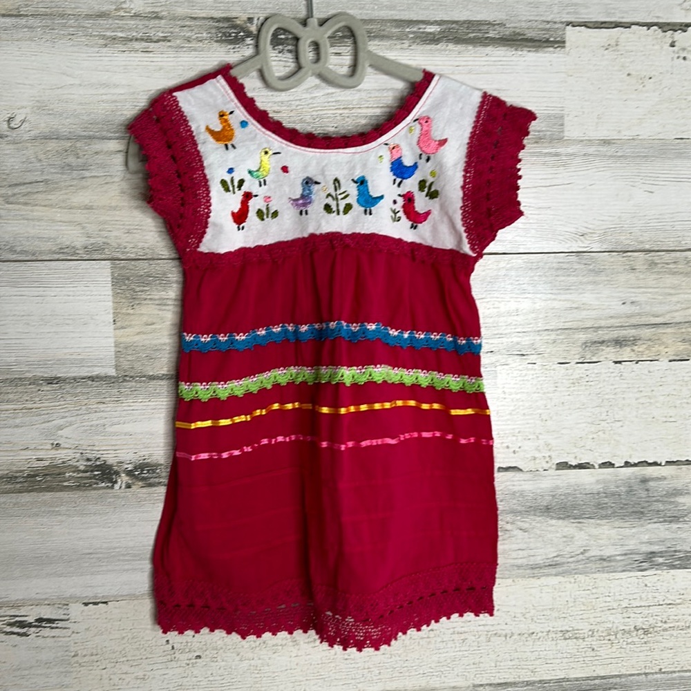 Authentic Mexican Embroidered Baby Dress 12-24 months